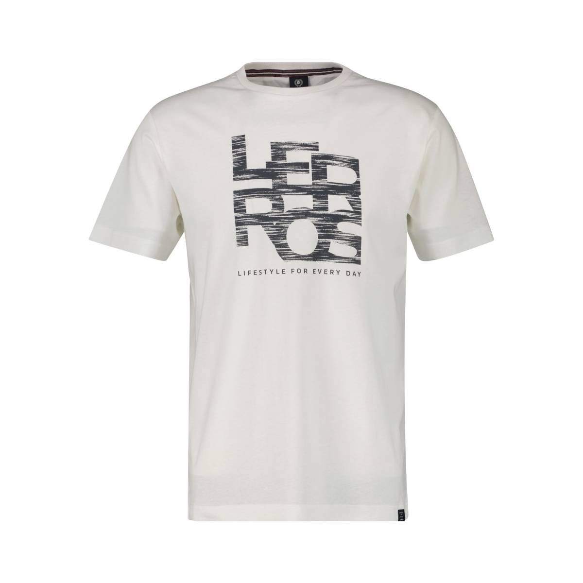 LERROS  t shirts ecru -  model 23d3012 - Herenkleding t shirts ecru