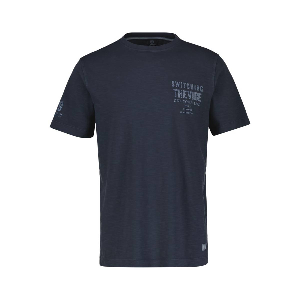 LERROS  t shirts donker blauw -  model 2443042 - Herenkleding t shirts blauw