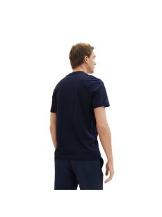 TOM TAILOR  t shirts donker blauw -  model 1037735 - Herenkleding t shirts blauw