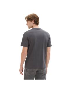 TOM TAILOR  t shirts donker grijs -  model 1037735 - Herenkleding t shirts grijs