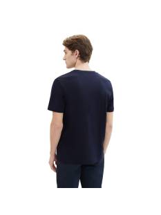 TOM TAILOR  t shirts donker blauw -  model 1040897 - Herenkleding t shirts blauw