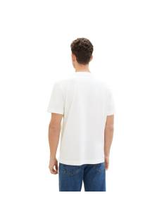 TOM TAILOR  t shirts wit -  model 1040825 - Herenkleding t shirts wit
