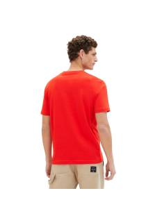 TOM TAILOR  t shirts rood -  model 1037735 - Herenkleding t shirts rood