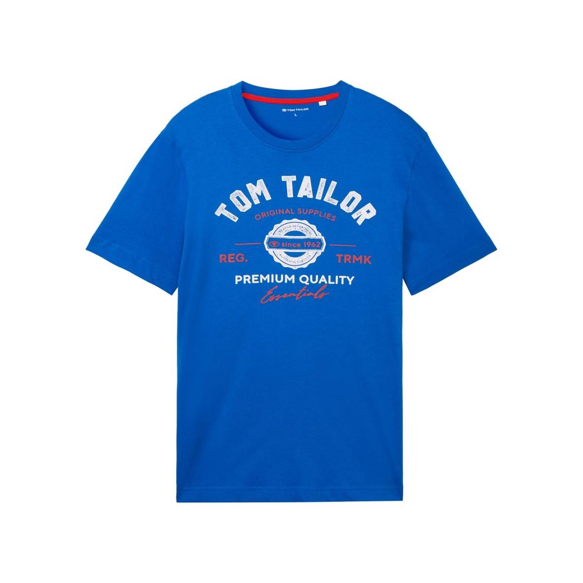 TOM TAILOR  t shirts cobalt -  model 1037735 - Herenkleding t shirts blauw