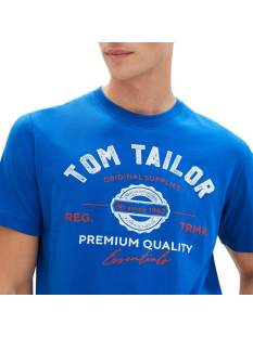 TOM TAILOR  t shirts cobalt -  model 1037735 - Herenkleding t shirts blauw