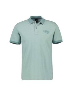 LERROS  t shirts turquoise -  model 2433239 - Herenkleding t shirts blauw