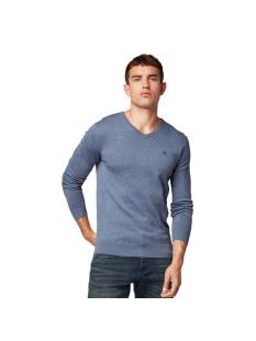 TOM TAILOR  tricot pull's en gilets jeans/color -  model 1012820 - Herenkleding tricot pull's en gilets jeans