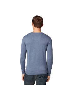 TOM TAILOR  tricot pull's en gilets jeans/color -  model 1012820 - Herenkleding tricot pull's en gilets jeans