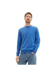 TOM TAILOR  tricot pull's en gilets cobalt -  model 1039810 - Herenkleding tricot pull's en gilets blauw