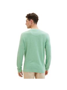 TOM TAILOR  tricot pull's en gilets licht groen/color -  model 1041186 - Herenkleding tricot pull's en gilets groen